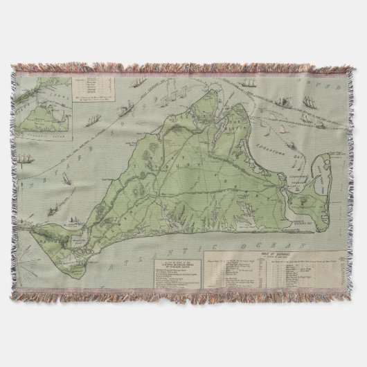  kaart van de wijngaard Marthas (1913) Deken (Voorkant)