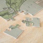  kaart van de wijngaard Marthas (1913) Legpuzzel (Zijkant)