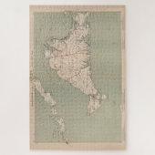  kaart van de wijngaard van Martha (1891) Legpuzzel (Verticaal)