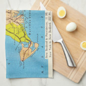 Kaart van de wijnwerf Martha van Martha Theedoek (Quarter Fold)