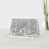 Kaart van de winterkerst (Voorkant)