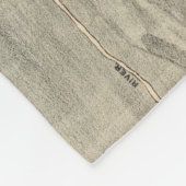  kaart van de witte bergen (1890) fleece deken (Hoek)