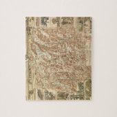 kaart van de witte bergen (1937) legpuzzel (Verticaal)