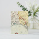 Kaart van de witte pas & route Yukon en verbinding (Staand voorkant)