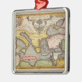 Kaart van de Wojeerij van de Argonauts Metalen Ornament (Links)