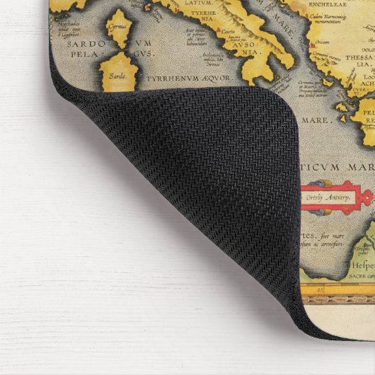 Kaart van de Wojeerij van de Argonauts Muismat (Hoek)