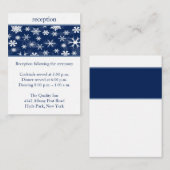 Kaart van de Zeemacht en witte sneeuwvlokken (Voorkant / Achterkant)