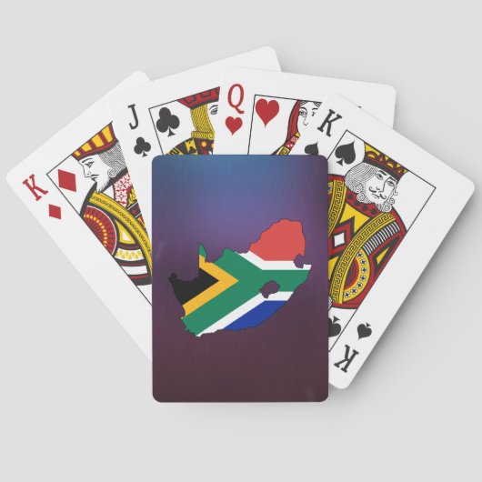 Kaart van de Zuid-afrikaanse vlag (Achterkant)