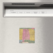 Kaart van de zuidelijke staten magneet (Insitu (Vaatwasser))