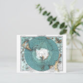 Kaart van de Zuidpool (Staand voorkant)