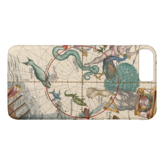  kaart van de zuidpool Case-Mate iPhone case (Achterkant (Horizontaal))
