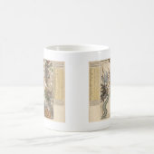 kaart van de zuidpool koffiemok (Center)