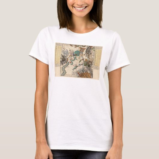  kaart van de zuidpool t-shirt (Voorkant)