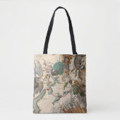 kaart van de zuidpool tote bag (Voorkant)