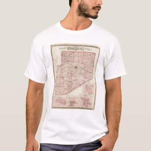 Kaart van Decatur County met St Omer T-shirt