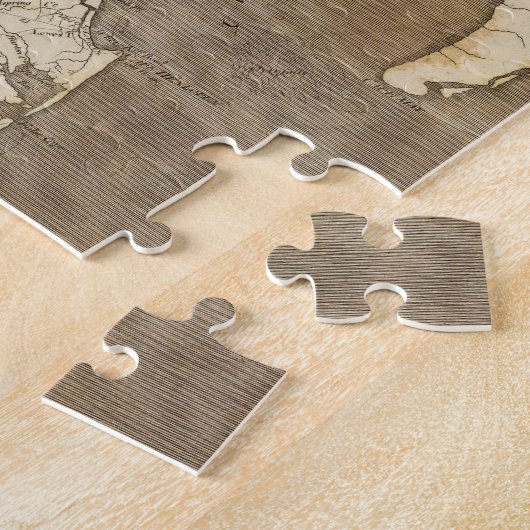  kaart van Delaware (1804) Legpuzzel (Zijkant)