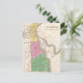  kaart van Delaware (1827) (Staand voorkant)