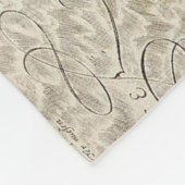  kaart van Denemarken (1596) Fleece Deken (Hoek)