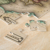  kaart van Denemarken (1831) Legpuzzel (Zijkant)