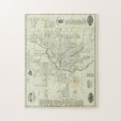  kaart van Denver CO (1879) Legpuzzel (Verticaal)