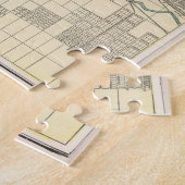  kaart van Denver Colorado (1901) Legpuzzel (Zijkant)