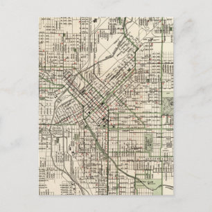  kaart van Denver Colorado (1920)