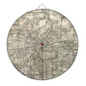 kaart van Denver Colorado (1920) Dartbord (Voorkant)