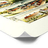 Kaart van Derry, New Hampshire uit 1898 Poster (Hoek)