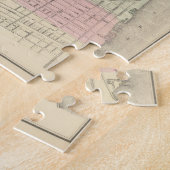  kaart van Detroit Michigan (1886) Legpuzzel (Zijkant)
