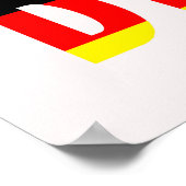 KAART VAN DEUTSCHLAND POSTER (Hoek)