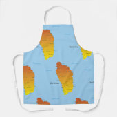 kaart van Dominica Schort (Voorkant)