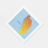 kaart van Dominica Servet (Hoek)