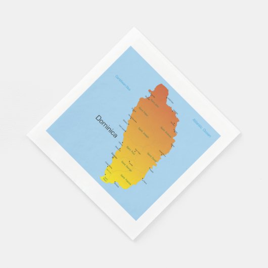 kaart van Dominica Servet (Hoek)