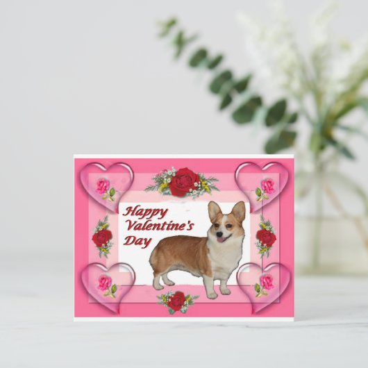 Kaart van Dott Hearts & Rozen Valentijns (Staand voorkant)