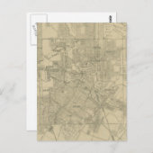  kaart van Downtown Houston (1913) (Voorkant / Achterkant)