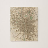  kaart van Dublin (1836) Legpuzzel (Verticaal)