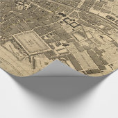 kaart van Dublin Ierland (1797) Cadeaupapier (Hoek)