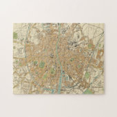  kaart van Dublin Ierland (1914) Legpuzzel (Horizontaal)