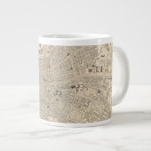 Kaart van Dublin, Ierland Grote Koffiekop (Voorkant rechts)