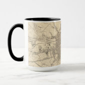 Kaart van Dublin, Ierland Mok (Links)