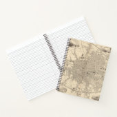 Kaart van Dublin, Ierland Notitieboek (Binnen)