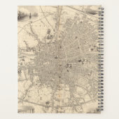 Kaart van Dublin, Ierland Planner (Achterkant)