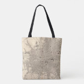 Kaart van Dublin, Ierland Tote Bag (Achterkant)