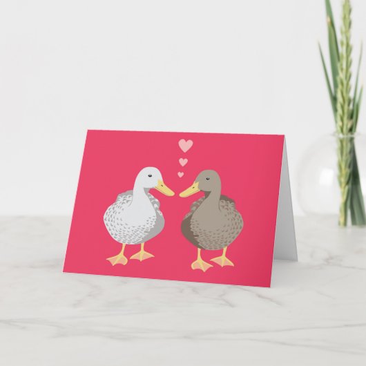 Kaart van Ducky Love Valentijns (Voorkant)