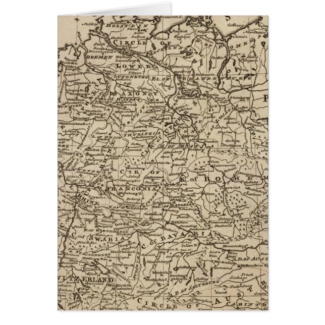 Kaart van Duitsland (Voorkant)