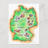 Kaart van Duitsland (Voorkant)
