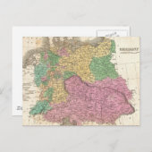 kaart van Duitsland (1827) (Voorkant / Achterkant)