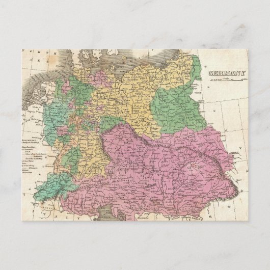 kaart van Duitsland (1827) (Voorkant)