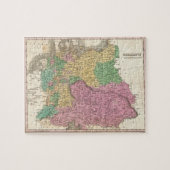  kaart van Duitsland (1827) Legpuzzel (Horizontaal)