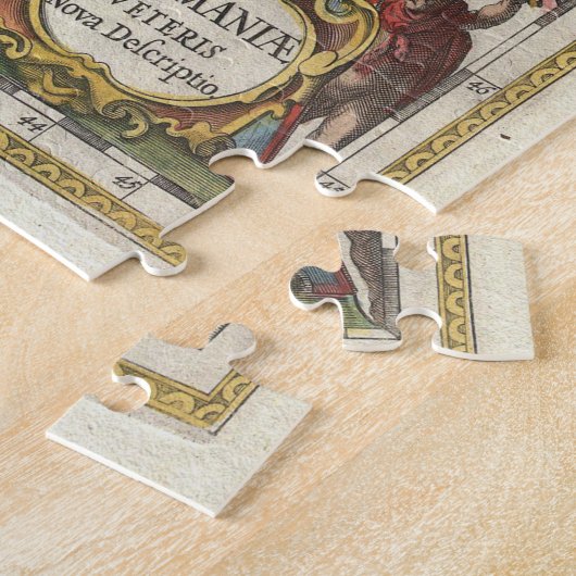  kaart van Duitsland Legpuzzel (Zijkant)